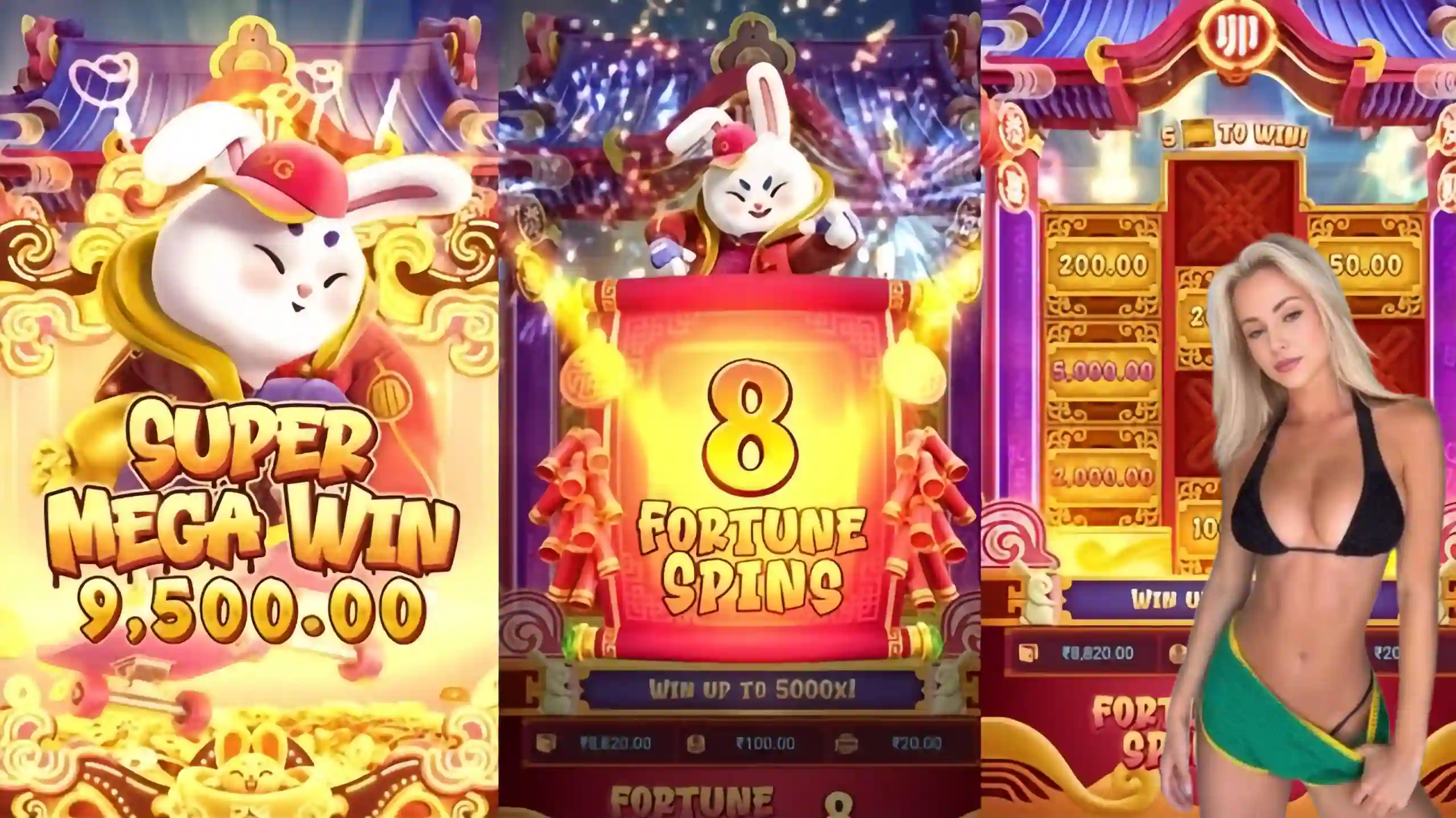 Wild Expansivo Fortune Rabbit glgpg - Coelho Dourado que Expande